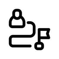 Arbeitsablauf Symbol. Linie Symbol zum Ihre Webseite, Handy, Mobiltelefon, Präsentation, und Logo Design. vektor