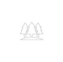 Park Symbol Satz. enthält Wald, Grill, Lager, Bank, Picknick und Spielplatz Symbole. vektor