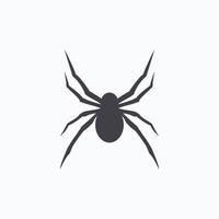 Spinne Logo Vorlage und Symbol vektor