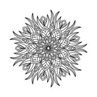 Blume Mandala. Jahrgang dekorativ Elemente. orientalisch Muster, vektor