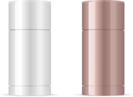 deodorant antiperspirant pinne förpackning mockup. behållare, isolerat på vit bakgrund. hq eps . vektor