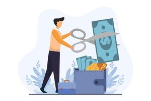 Finanzen Geschäft eben Illustration Design vektor