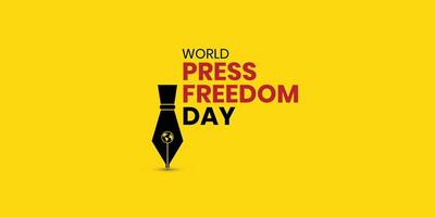 värld Tryck frihet dag eller värld Tryck frihet dag eller värld Tryck dag till höja medvetenhet av de betydelse av frihet av de Tryck. slutet straffrihet för brott mot journalistik, oberoende av media vektor