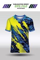 Sport Jersey Design, Stoff Textil- zum Sublimation vektor