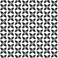 nahtlos Textur mit schwarz abstrakt geometrisch Muster auf Weiß Hintergrund vektor