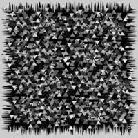 abstrakt gometrisch Muster im das bilden von klein und groß Dreiecke auf ein grau Hintergrund vektor