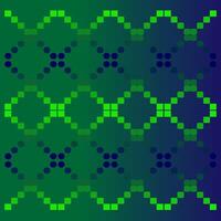 Grün Gradient Hintergrund mit abstrakt Blau geometrisch Muster vektor