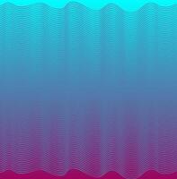 Rosa und Blau Gradient Hintergrund dekoriert mit abstrakt wellig Linien Muster vektor