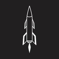 missil ikon illustration vektor