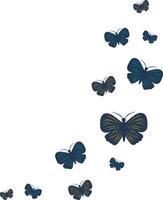 Schmetterling Insekt natürlich Dekor Feier Frühling Jahreszeit Illustration Grafik Element Kunst Karte vektor