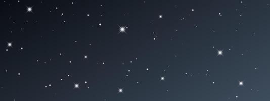 natt himmel med många stjärnor vektor