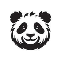 panda illustration design silhuett stil vektor