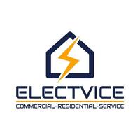 Logo von ein elektrisch Bedienung oder elektrisch Geschäft vektor