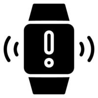 smartwatch glyfikon vektor