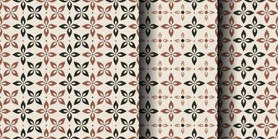 Muster mit Blumen- geometrisch Elemente. modern Beige Hintergrund zum Hintergrund, Stoff Muster, Textil, Leinen, Vorhänge, Seide Schals vektor