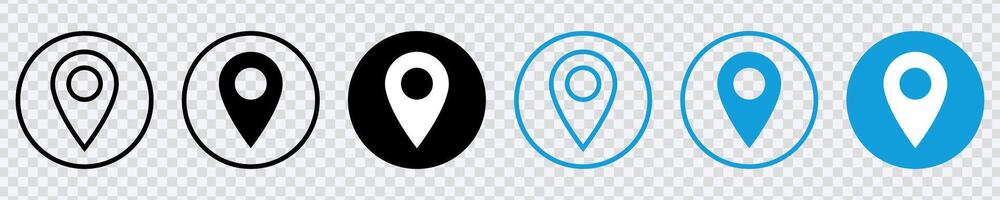 navigera sömlöst med vår plats ikon en mångsidig symbol för Kartor och exakt plats indikatorer, perfekt för webb och app mönster vektor