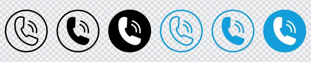 uppgradera din Kontakt sida med vår telefon ikon en elegant och modern symbol för sömlös kommunikation och användare engagemang vektor
