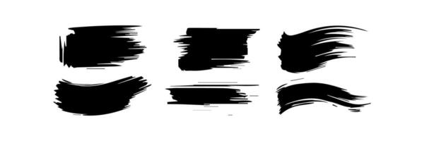 schwarz Bürste Schlaganfall, Tinte Spritzer und künstlerisch Design Elemente. schmutzig Aquarell Textur, Kasten, rahmen, Grunge Hintergrund vektor