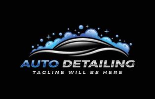 Auto Logo, Auto waschen Logo, Auto Detaillierung Logo, Automobil Logo, Auto Detaillierung Logo, Auto sauber Logo, Auto waschen Logo, Automobil Logo, Auto Polieren Logo, Auto Bedienung Logo vektor