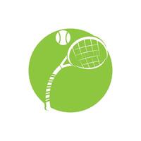 tennis logotyp design mall vektor