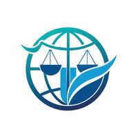 ein glatt und sauber Logo zum ein Gesetz Firma, präsentieren Professionalität und Sachverstand im legal Dienstleistungen, ein glatt und sauber Logo inspiriert durch das Welt von legal Beratung vektor