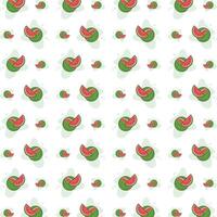 vattenmelon känd trendig Flerfärgad upprepa mönster illustration design vektor