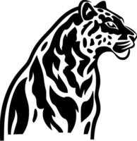gepard - minimalistisk och platt logotyp - illustration vektor