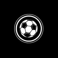 Fußball - - minimalistisch und eben Logo - - Illustration vektor