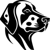 dalmatian - minimalistisk och platt logotyp - illustration vektor