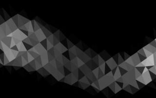 dunkel Silber, grau Polygon abstrakt Hintergrund. vektor