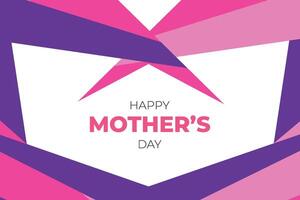 glücklich Mütter Tag bunt abstrakt Hintergrund vektor