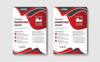 kreative Business Flyer Design-Vorlage vektor