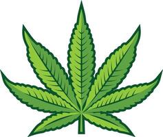 blad cannabis illustration vektor
