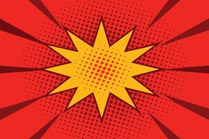 modern rot und Purpur Pop Kunst Hintergrund mit Halbton Punkte im Comic Stil, vektor