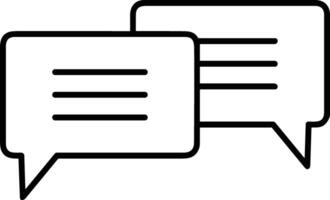 Kommentar Symbol Bild zum Element Design von Plaudern und Kommunikation Symbol vektor