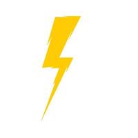 blixt, elektrisk kraft logotyp design element vektor