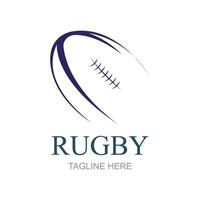 amerikan fotboll bricka logotyp - rugby logotyp vektor