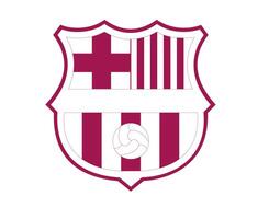 fc Barcelona Logo Symbol Design Spanien Fußball europäisch Länder Fußball Teams Illustration vektor