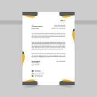 kreativa brevpapper formgivningsmall vektor