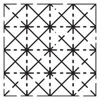 modern nahtlos geometrisch Muster Gitter vektor