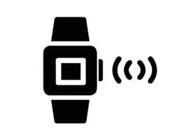 Smartwatch-Silhouette vektor