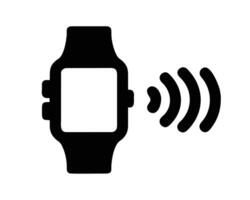 Smartwatch-Silhouette vektor