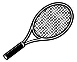 Badminton Schläger oder Schläger Symbol vektor