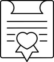 Hochzeit Zertifikat ,Hochzeit Symbol vektor