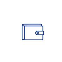 Brieftasche Symbol , Geld Symbol vektor