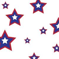 Sterne patriotisch nahtlos Muster Hintergrund vektor