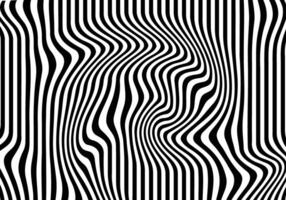 Zebra Streifen im schwarz isoliert auf Weiß Hintergrund. vektor