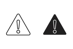 risk varning ikon varning mot potential faror vektor