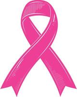 Rosa Band ein International Symbol von Brust Krebs Bewusstsein vektor