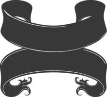 schwarz Band ein Symbol von Erinnerung oder Trauer vektor